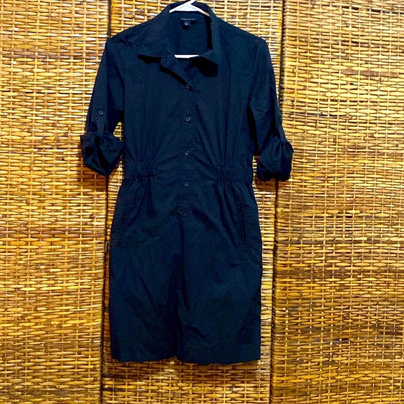 Banana Republic Dresses & Skirts - EUC banana republic, black utility Cargo Dress 4